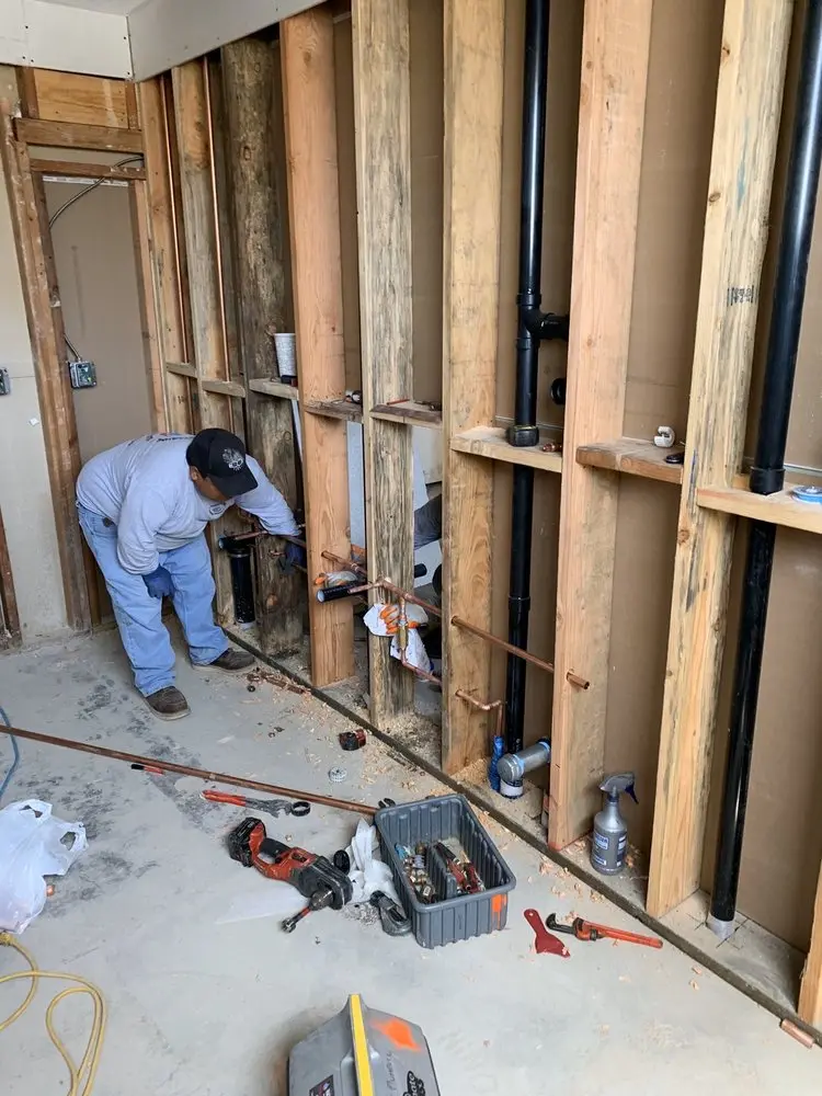 Commercial rough-in plumbing for Gas Line Repair in Manavista